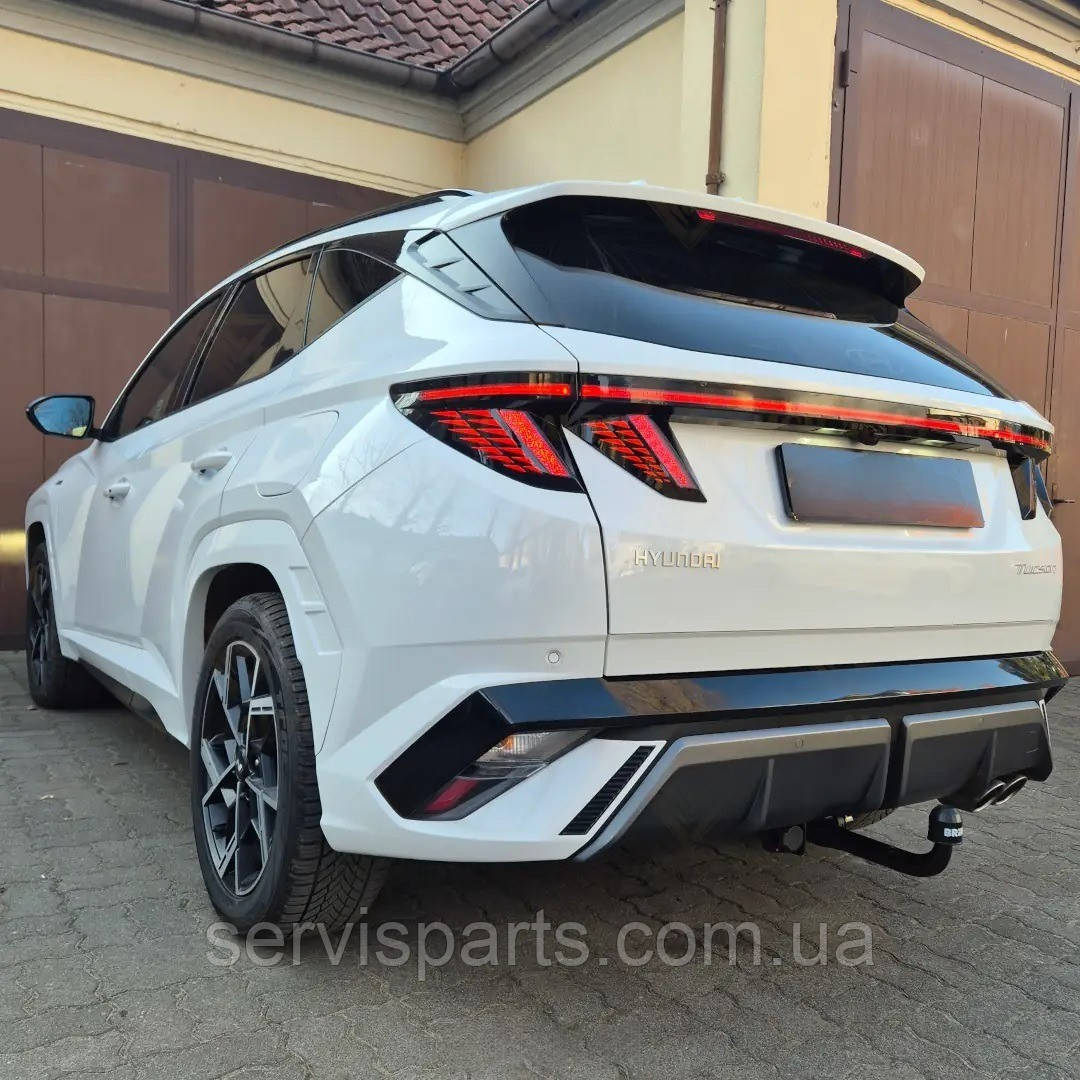 Фаркоп Hyundai Tucson NX4 facelift 2024- (Хендай Туксон 4) швидкоз'ємний гак на ключах