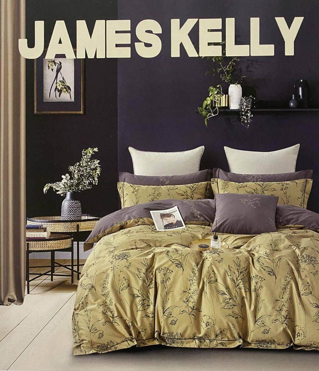 Комплект постільної білизни 160*210 хакі JAMES KELLY 23532, фото 1