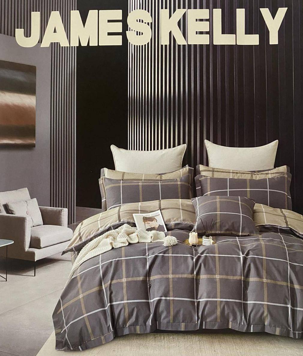 Комплект постільної білизни 160*210 сірий JAMES KELLY 24239, фото 1