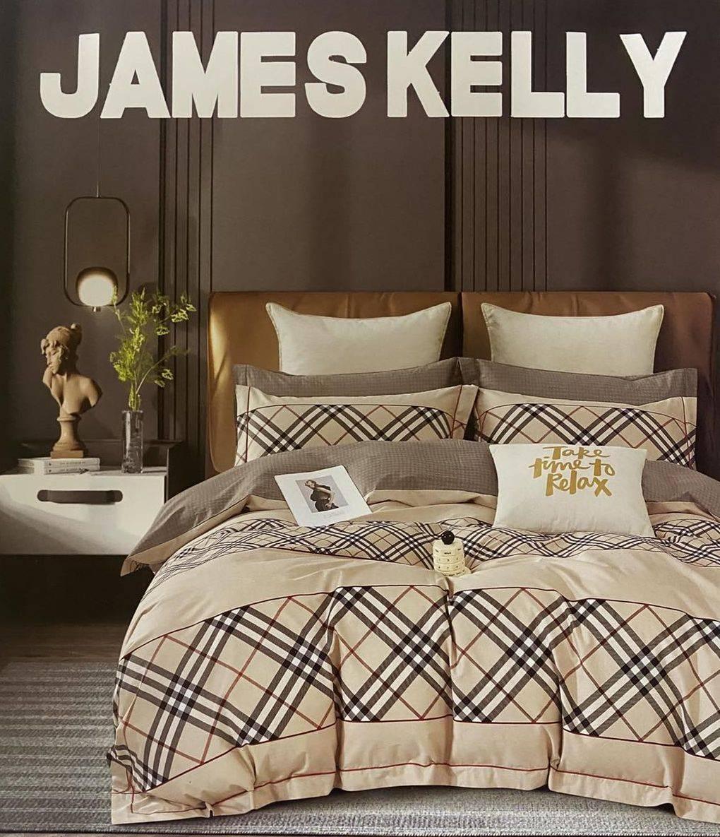 Комплект постільної білизни 160*210 бежевий JAMES KELLY 24241, фото 1