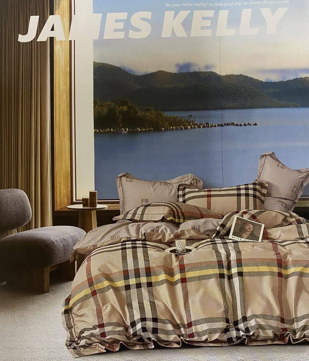 Комплект постільної білизни 160*210 бежевий JAMES KELLY 24243, фото 1