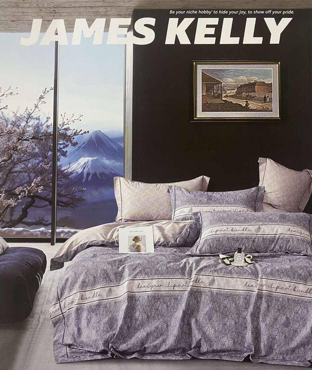 Комплект постільної білизни 160*210 бузковий JAMES KELLY 24244, фото 1