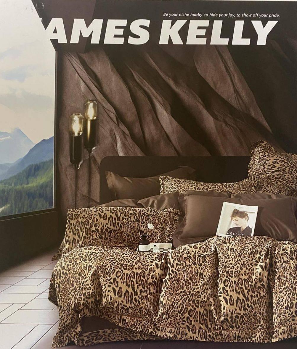 Комплект постільної білизни 160*210 леопардовий JAMES KELLY 24245, фото 1