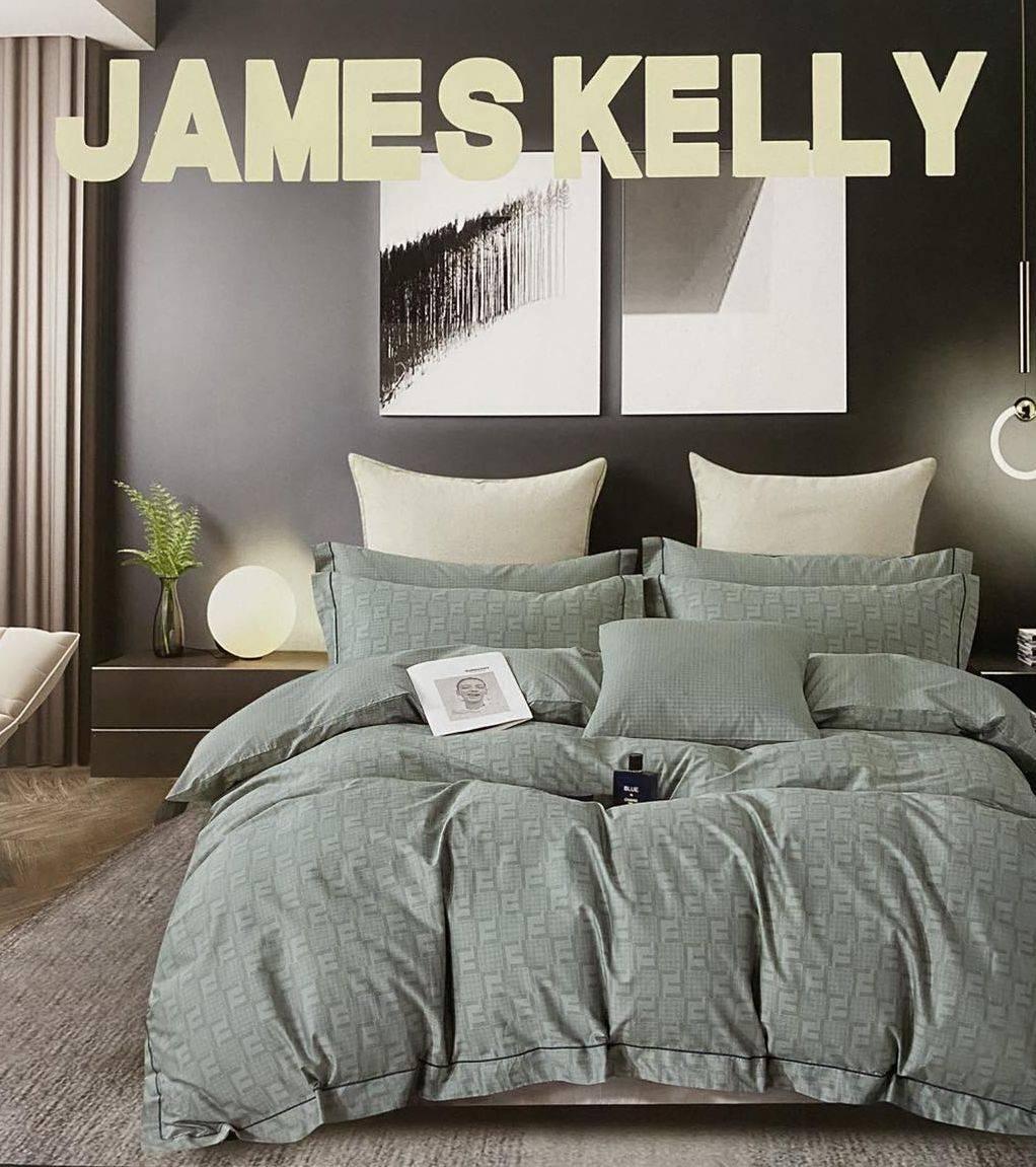Комплект постільної білизни 160*210 бірюзовий JAMES KELLY 24248, фото 1