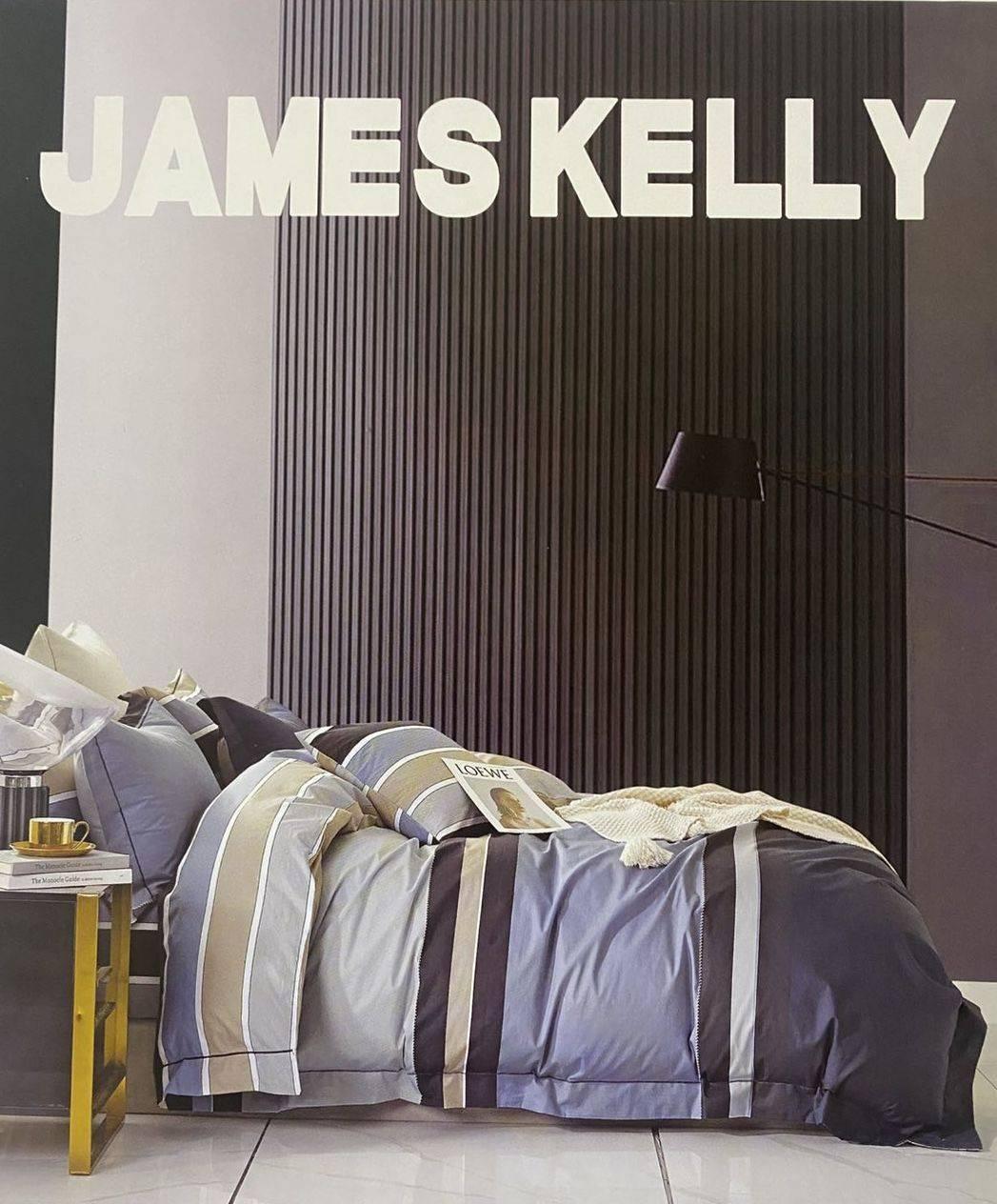 Комплект постільної білизни 160*210 сірий JAMES KELLY 24255, фото 1