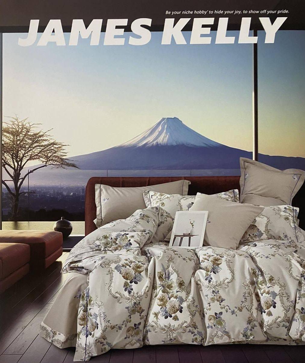 Комплект постільної білизни 160*210 сірий JAMES KELLY 24257, фото 1