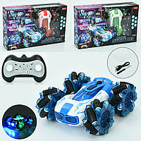 Радіокерована трюкова машинка Drift Stunt Car з підсвіткою, димом і музикою, 2.4G, акумулятор, 16 см