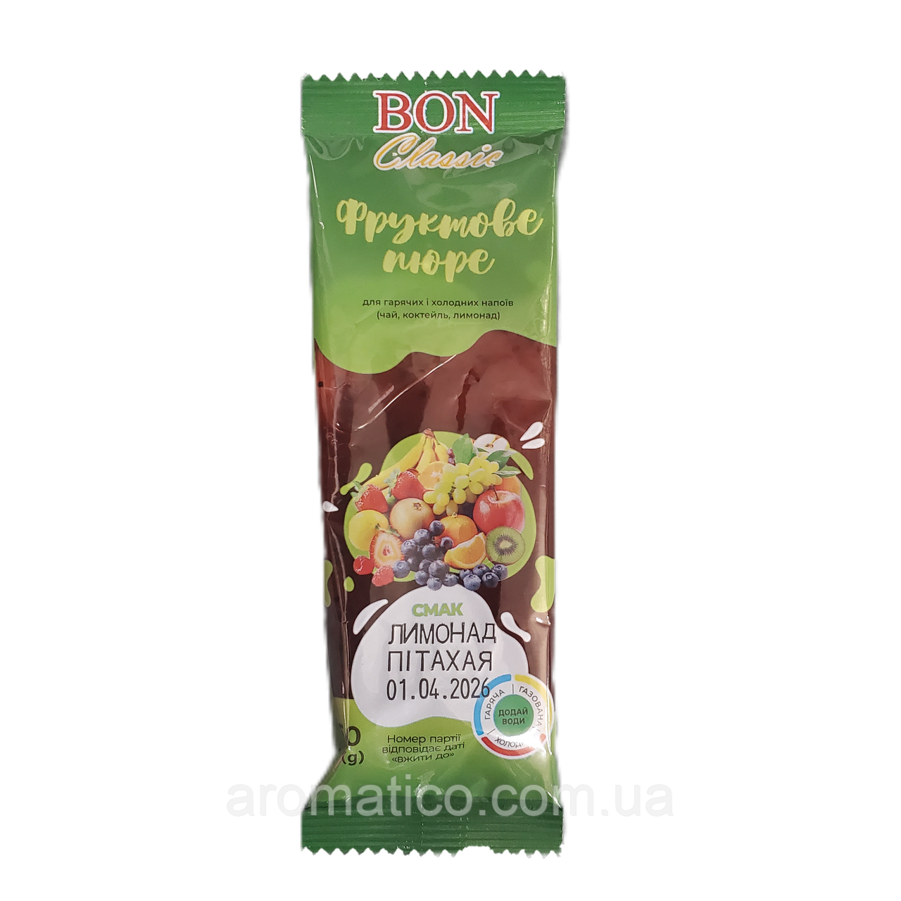 Пюре "Bon Classic" Пітахая, стік 50 гр