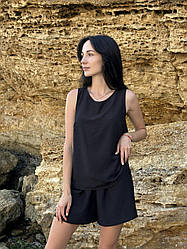 Жіноча майка LUMIA, чорна