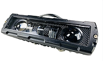 Фара LED прямокутна 3 Led chip 3030 і 2 Об'ємні 3D лінзи 9-32V 6000К захист IP67 з білим світлом, фото 2