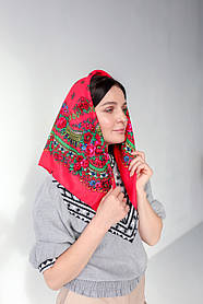 🔥 Яскрава тернова хустка “Ланц” — стиль із традицією Червоний