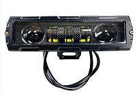 Фара LED прямокутна 3 Led chip 3030 і 2 Об'ємні 3D лінзи 9-32V 6000К захист IP67 з білим світлом, фото 8