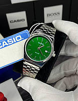 Наручний годинник Casio MTP-B145 Silver/Green