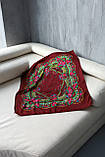 🔥 Яскрава тернова хустка “Ланц” — стиль із традицією Бордовий, фото 7