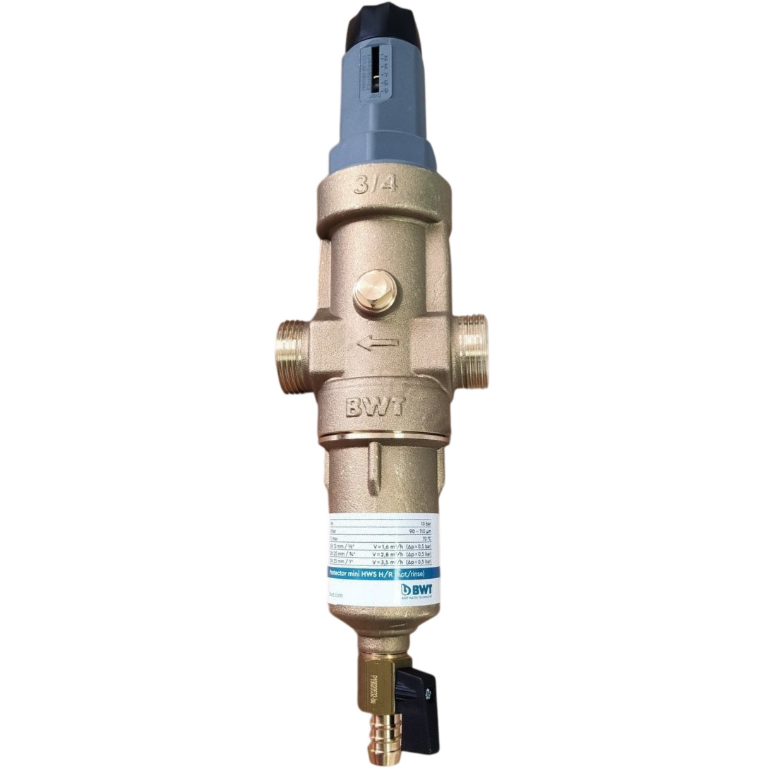 Промивний фільтр для гарячої води BWT Protector Mini HWS 3/4 HR, фото 1