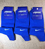 Шкарпетки чоловічі спортивні Бавовна короткі трендові сині 25-27 р. (12 пар!) Варос, фото 3