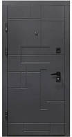 Вхідні двері Міністерство дверей П-3К-502/00 Антрацит/Білий мат