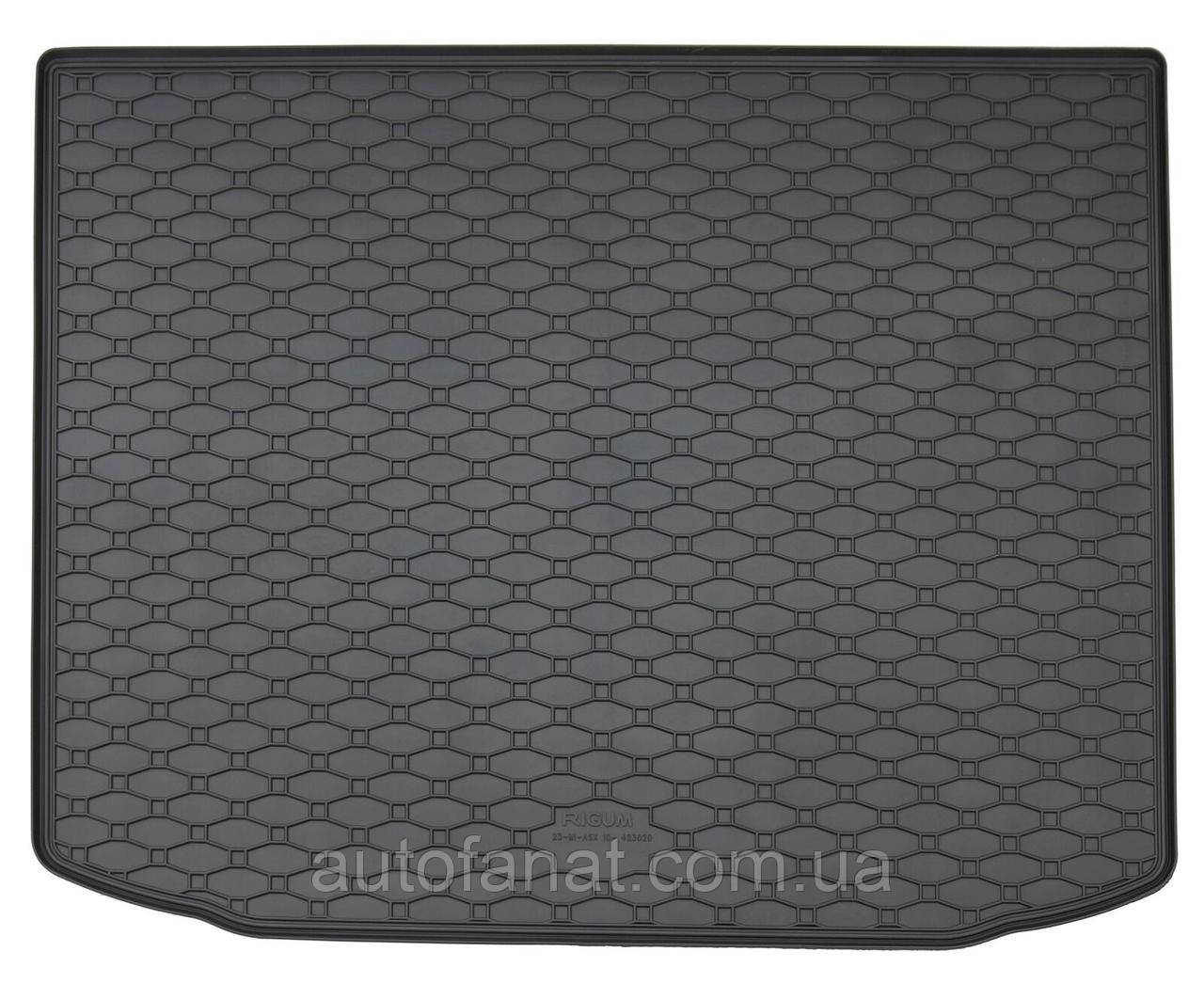 Килимок у багажник Mitsubishi ASX 2010–2021, гумовий, модельний, Rigum Чехія (423020), фото 1