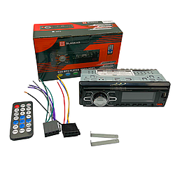Автомобільна магнітола 1DIN мультимедійний центр Blaskar з AUX і USB 02186