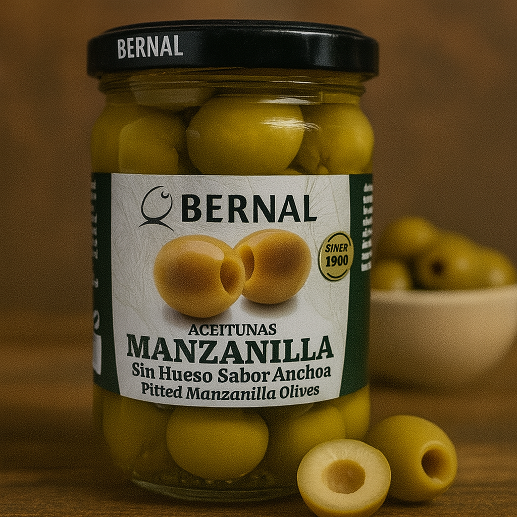 Оливки без кісточки Bernal 300 г. Іспанія, фото 1