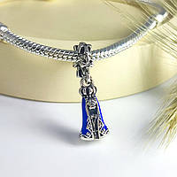 Елегантний браслет із металевого ланцюжка, прикрашений підвіскою маленької діви