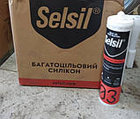 Герметик силіконовий Selsil  Multi Purpose Silicone білий універсальний водостійкий 03 280ml, фото 7