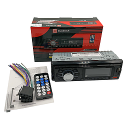 Автомобільна магнітола 1DIN мультимедійний центр Blaskar з AUX і USB 02181