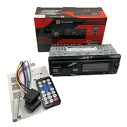 Автомобільна магнітола 1DIN мультимедійний центр Blaskar з AUX і USB 02184