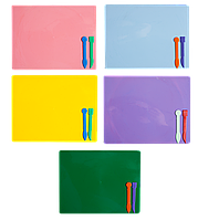 Дошка для пластиліну (250*193мм)+2 стека, асорті