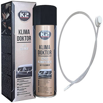 Пінний очисник та дезінфектор кондиціонера у спреї K2 Klima Doktor 500мл, фото 1