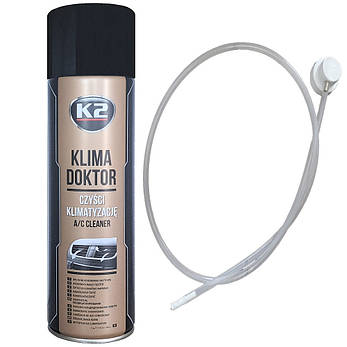Пінний очисник та дезінфектор кондиціонера у спреї K2 Klima Doktor 500мл, фото 2