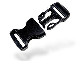 Фастекс пластиковий 15мм колір чорний