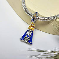 Елегантний браслет із металевого ланцюжка, прикрашений мініатюрною підвіскою