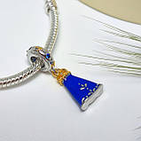 Елегантний браслет із металевого ланцюжка, прикрашений мініатюрною підвіскою, фото 2