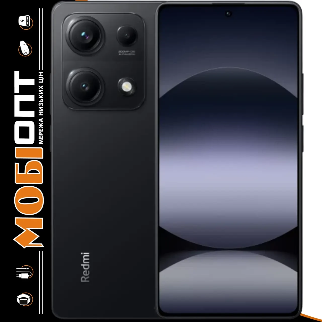 Смартфон Xiaomi Redmi Note 14S 8/256Gb Midnight Black (No Adapter) UA UCRF#