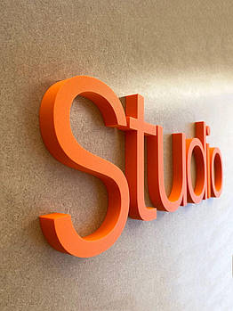 Об'ємні букви зі світлодіодним підсвічуванням і без Зовнішня рекламна вивіска під замовлення