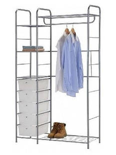 Стійка для одягу з ящиками, без колес CH-4617