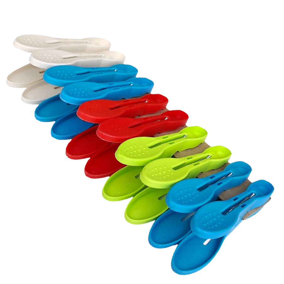 Прищіпки кольорові 90мм (упаковка 10шт)