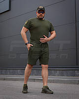 Комплект Футболка Комбат + Шорти тактичні Zara Хакі