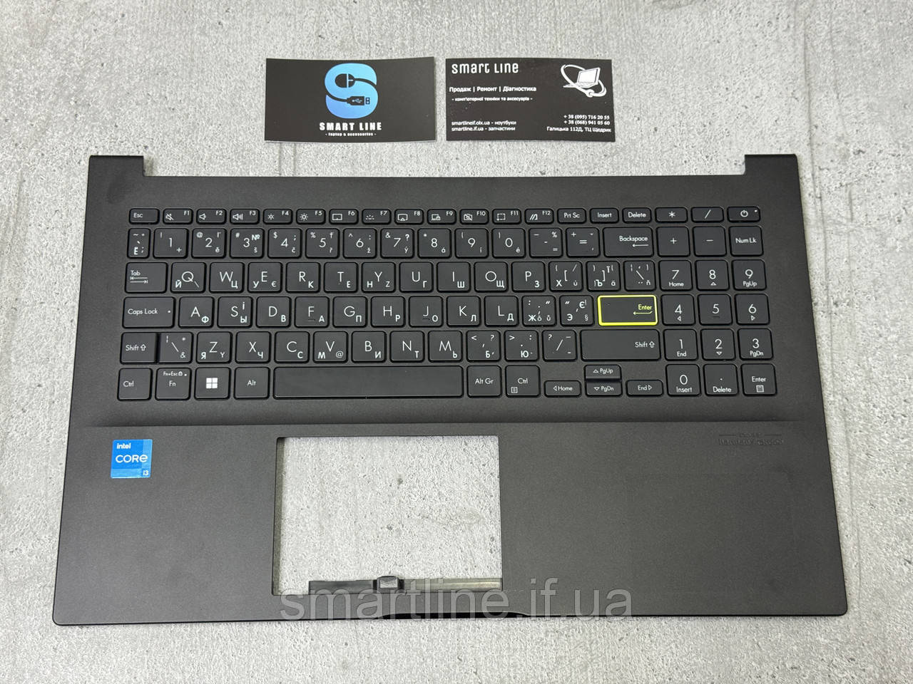 Верхня частина корпусу топкейс клавіатура для ноутбука Asus Vivobook K513 | F513 | M513 | S513 | X513 | 13N1-BAA0K11, фото 1