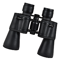 Бінокль професійний надпотужний 50-кратний ударостійкий вологозахищений прогумований з сумкою