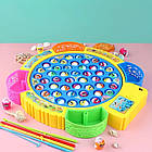 Дитяча гра "Рибалка" на магнітах, 24 рибки / Розвиваюча гра для дітей / Ігровий набір риболовля, фото 2