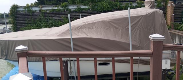 fitted boat storage cover with ventilation poland пылезащитный тент для стоящей у причала моторки украина