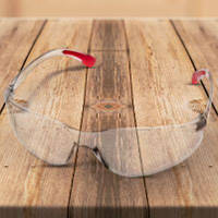 Очки защитные прозрачные, материал линз поликарбонат, материал заушников поликарбонат, защита от удара INTERTOOL SP-0087