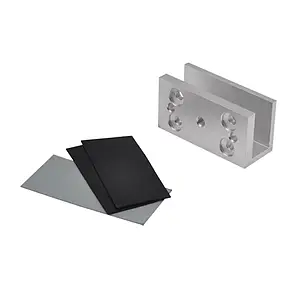 Куточок для кріплення замка на скляні двері K-60U