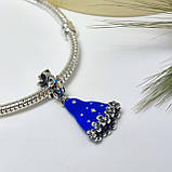 Елегантний браслет із металевого ланцюжка, прикрашений підвіскою Богородиці Остробрамської, фото 2