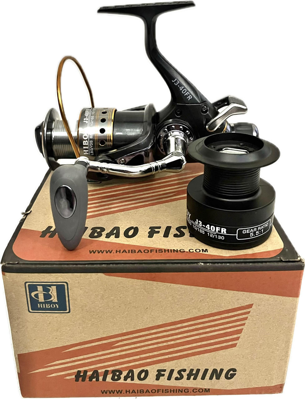 Катушка з бейтранером Hiboy J3FR40 9+1bb, фото 1