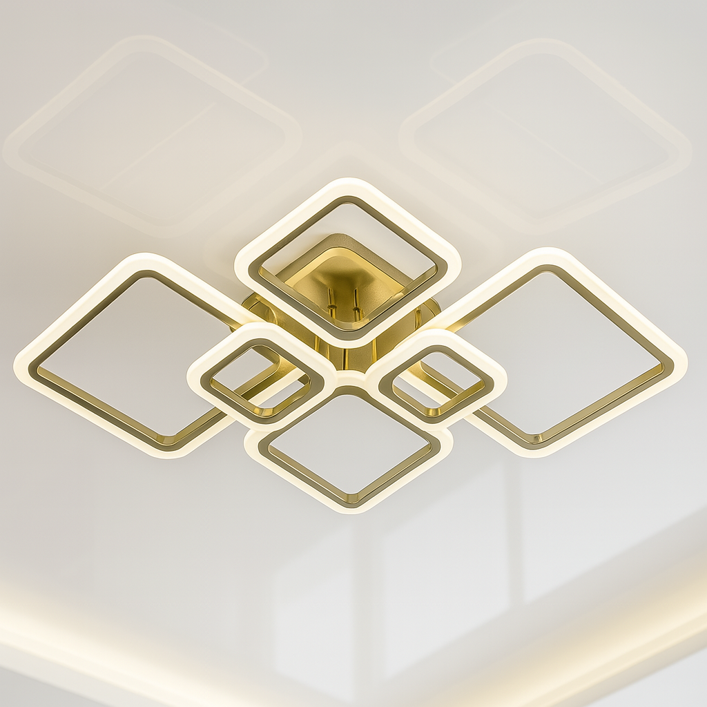 Велика Лед люстра SVET 159W до 25 м² колір Бронзовий SL-5331/2+2+2 AB, фото 1