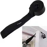 Набір тренувальних гум PowerBand з дверним тримачем – 4 рівні опору + чохол, латексні стрічки для фітнесу, йоги, реабілітації, фото 7