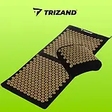 Набір для точкового масажу Trizand 23375 – килимок 115×45 см, подушка, 2 масажні м’ячі, шипи, чохол, фото 6
